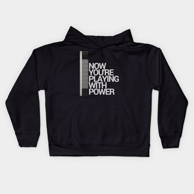 Feel the power Kids Hoodie by Arcanthur